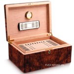 Hộp giữ ẩm cigar 100 điếu gỗ tuyết tùng kiểu Mỹ CGL1589-2