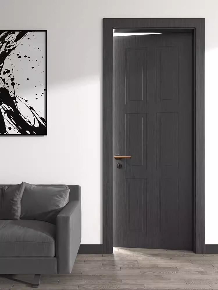Khóa cửa hợp kim tay nắm gỗ độc đáo BL1201 9