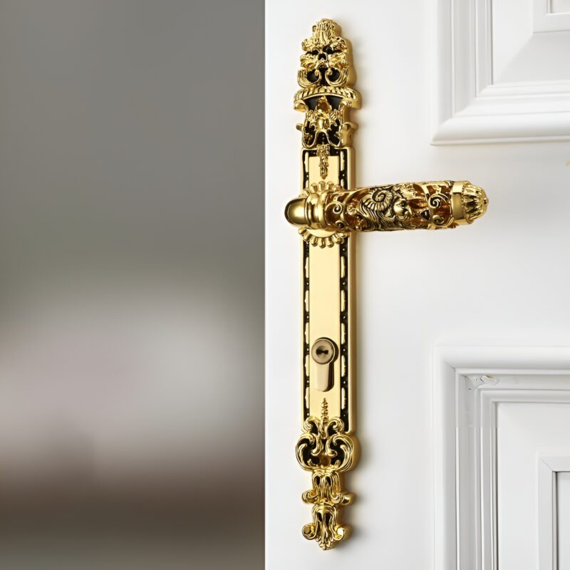Khóa cửa nội thất bằng đồng thau LD6731 1