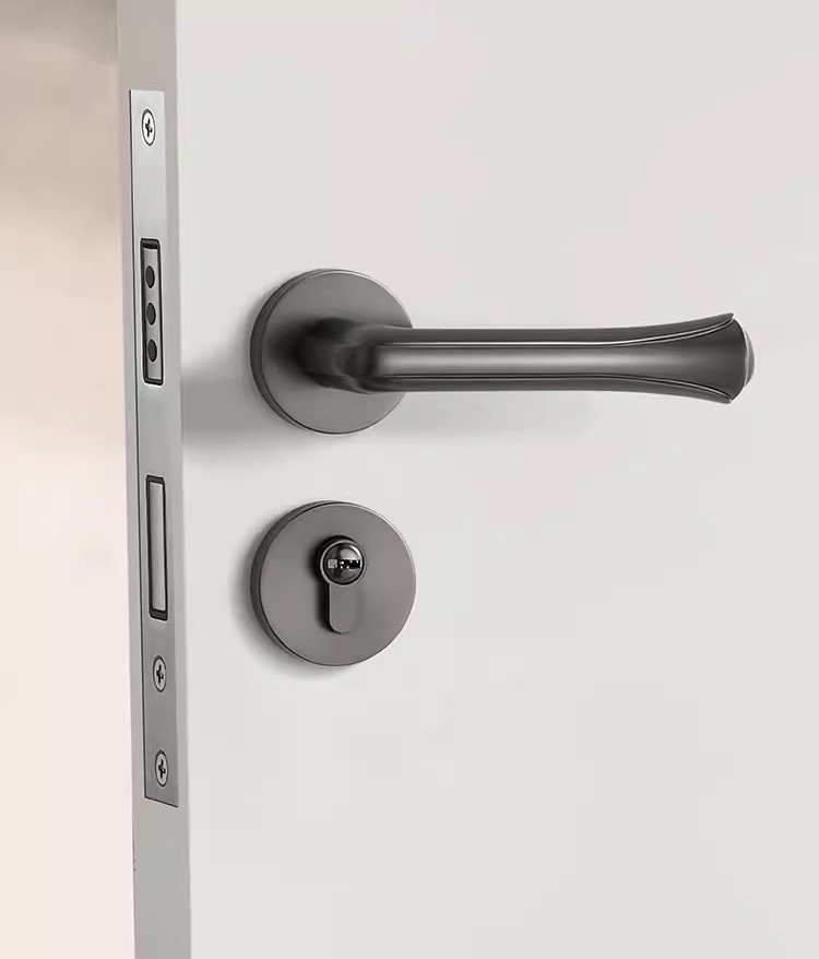 Khóa cửa phòng tay gạt hợp kim kẽm cao cấp GA7301 6