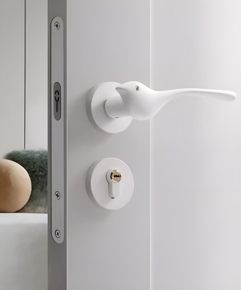 Khóa tay gạt hợp kim hình chú chim trắng SD6733 3