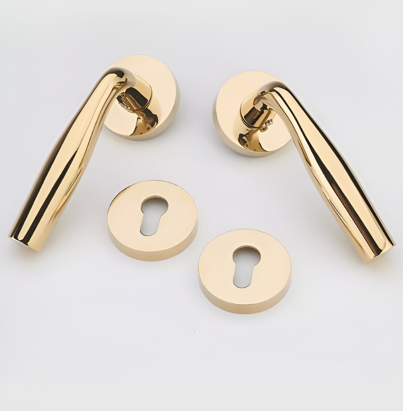 Khóa cửa tay gạt hợp kim kẽm hiện đại Bắc Âu KB5988 9