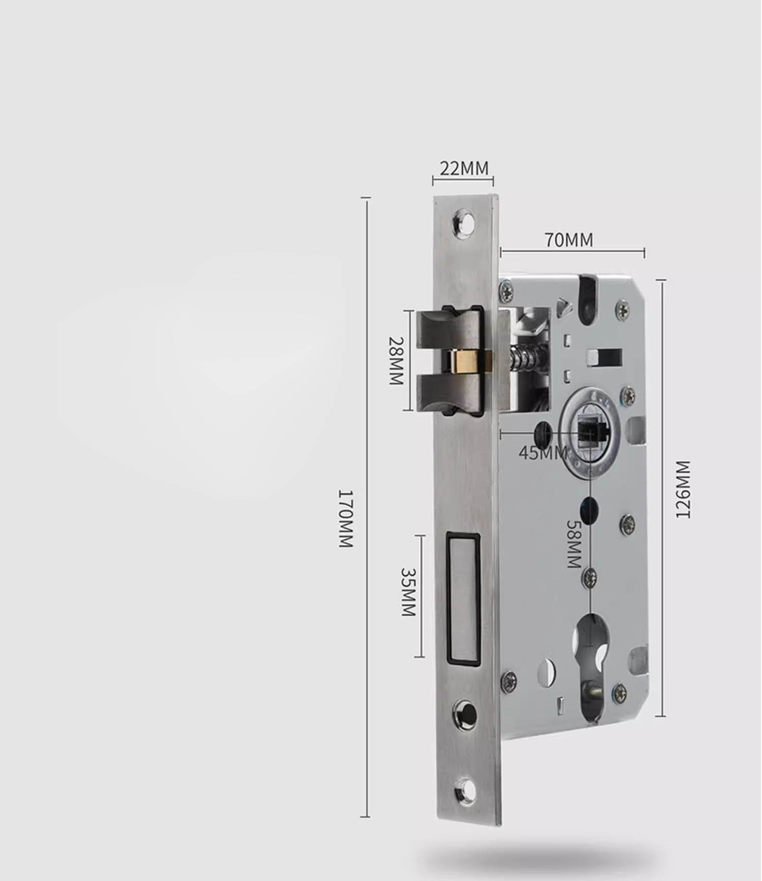 Khóa tay gạt hợp kim kẽm hiện đại sang trọng MC6772 14