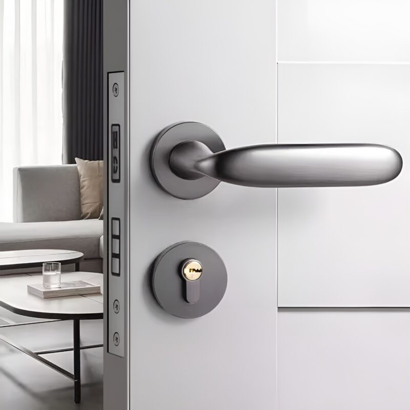 Khóa cửa từ phòng ngủ hợp kim nhôm MLQ96 1