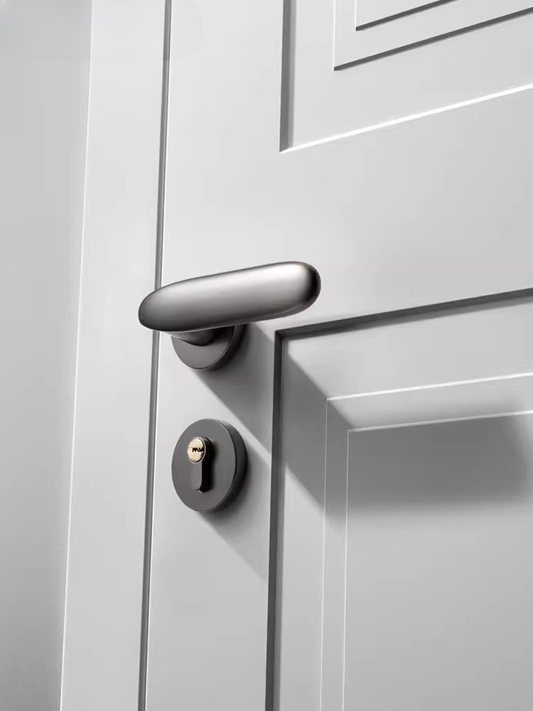 Khóa cửa từ phòng ngủ hợp kim nhôm MLQ96 12