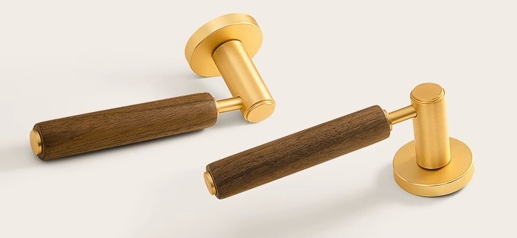 Khóa phân thể hợp kim kẽm tay gỗ kiểu Pháp GF019 7