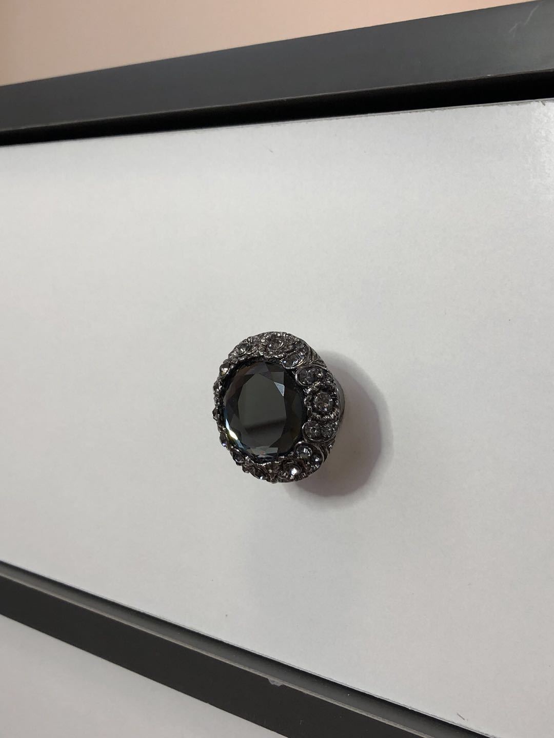 Núm tay nắm tủ pha lê nghệ thuật cổ điển CR1718 19