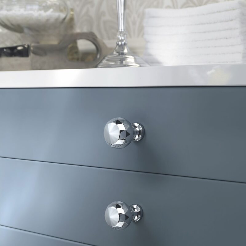 Núm tay nắm tủ quả cầu pha lê hợp kim kẽm LM3621 3