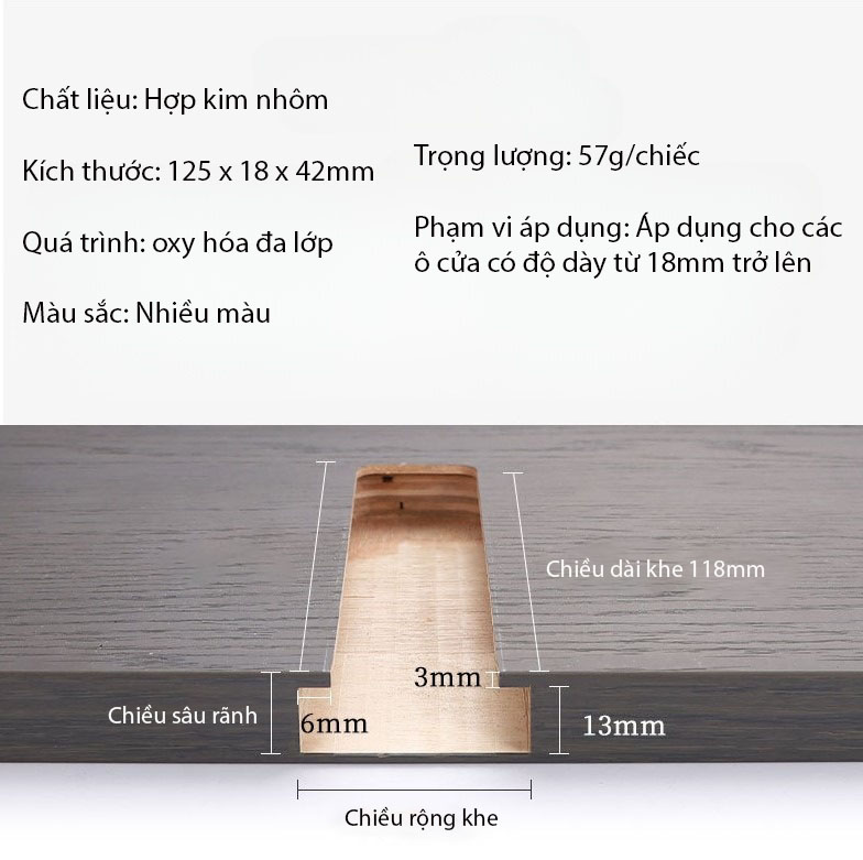 Tay nắm âm tủ áo thanh vuông sang trọng FY7821 21