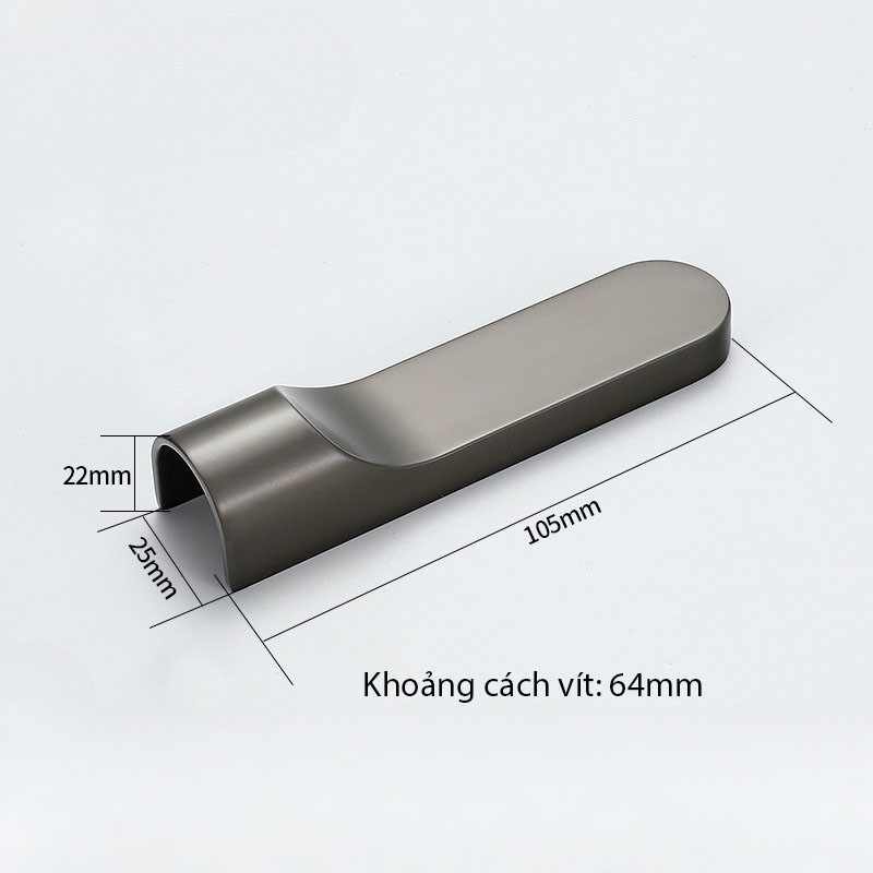 Tay nắm tủ quần áo móc kéo hợp kim kẽm YJ5225 14