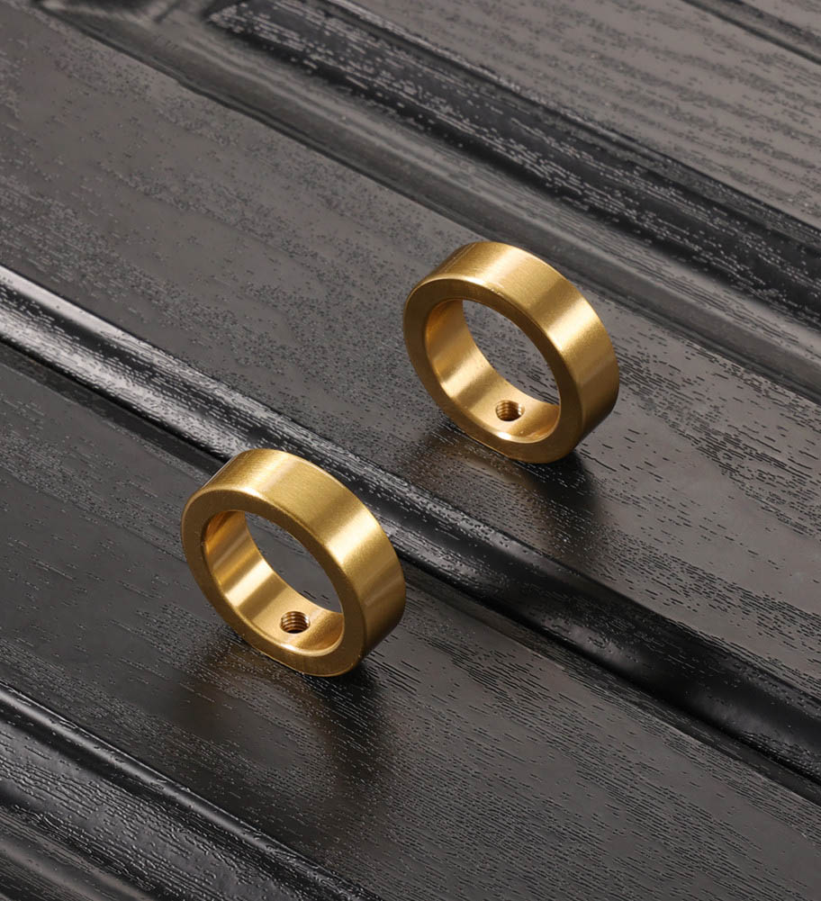 Tay nắm tủ đồng thau hình nhẫn sang trọng HK0027 8