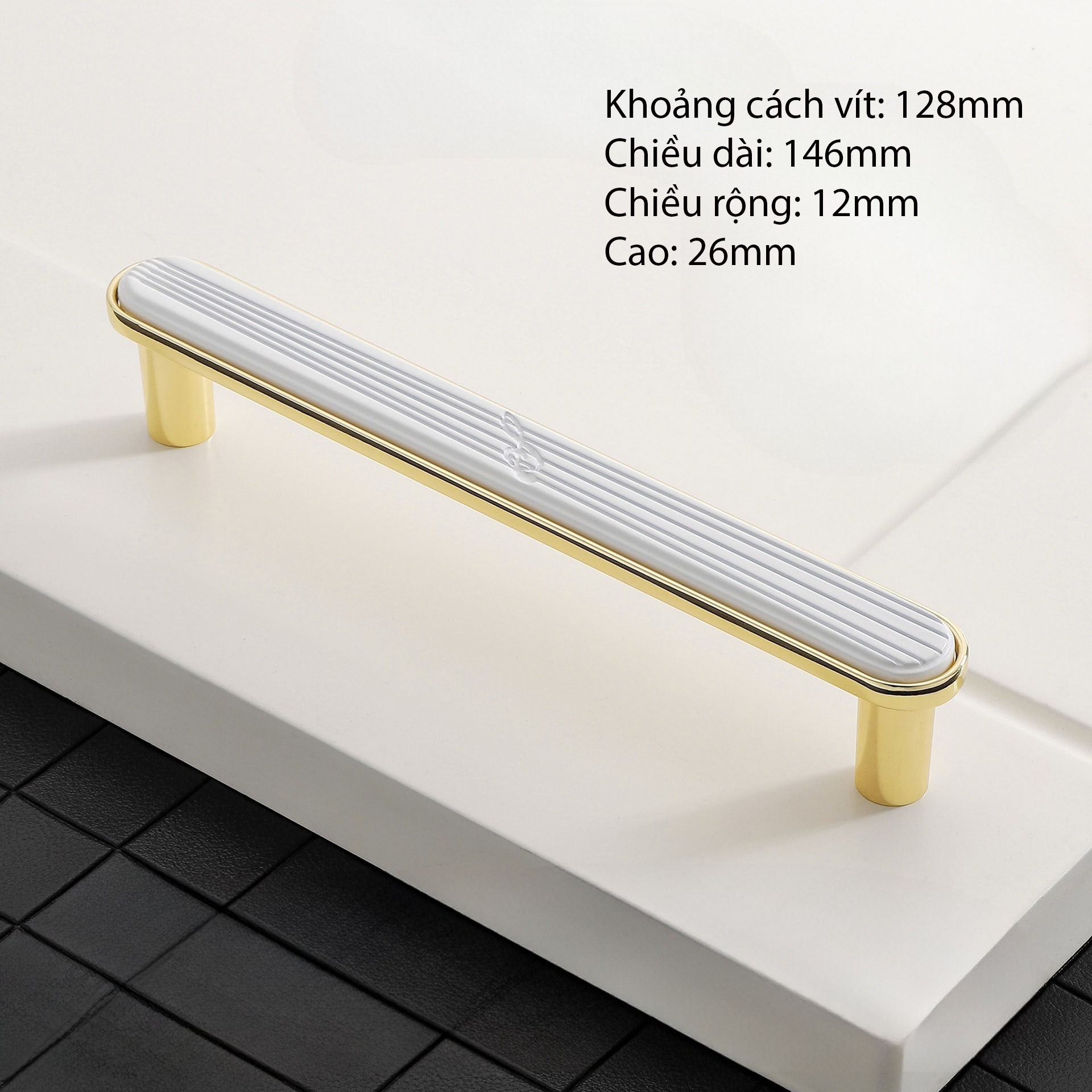 Tay nắm tủ hoa văn nốt nhạc độc đáo WC8605 18