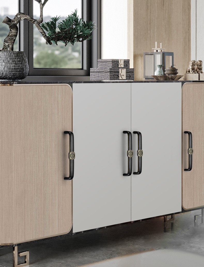 Tay nắm tủ hợp kim kẽm Á Đông cổ điển YJZ4032 12