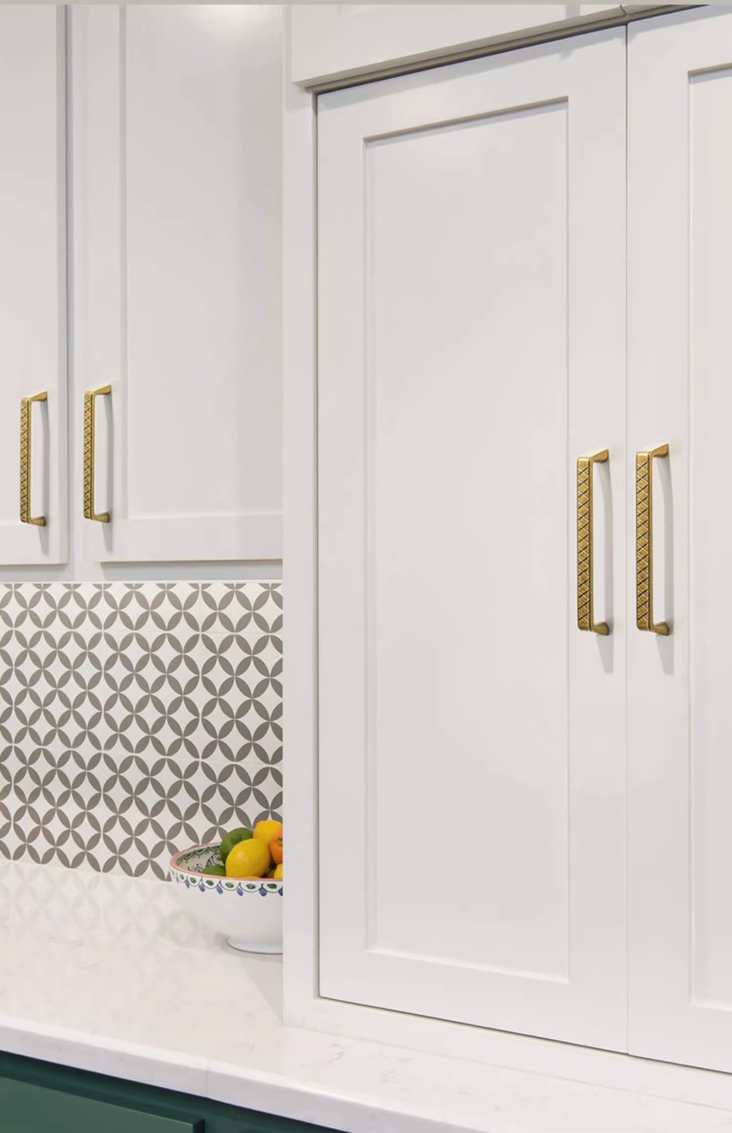 Tay nắm tủ hợp kim kẽm cổ điển họa tiết caro MX2052 10