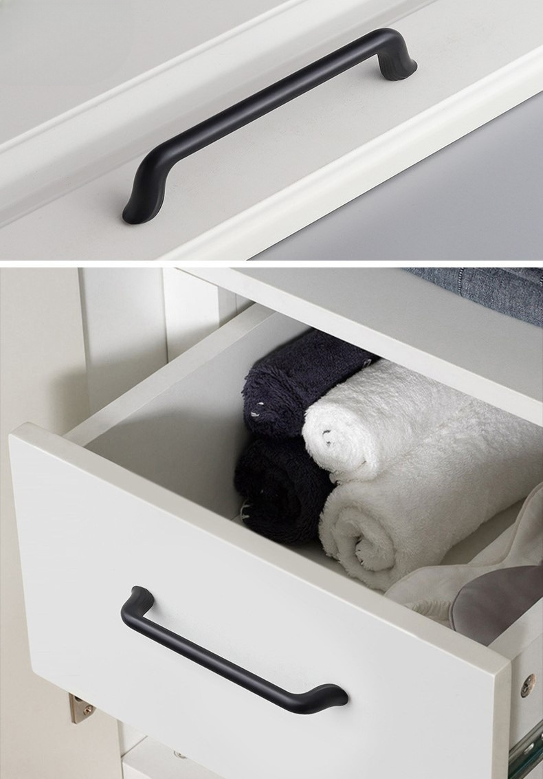 Tay nắm tủ hợp kim kẽm chữ U tối giản WT8219 5