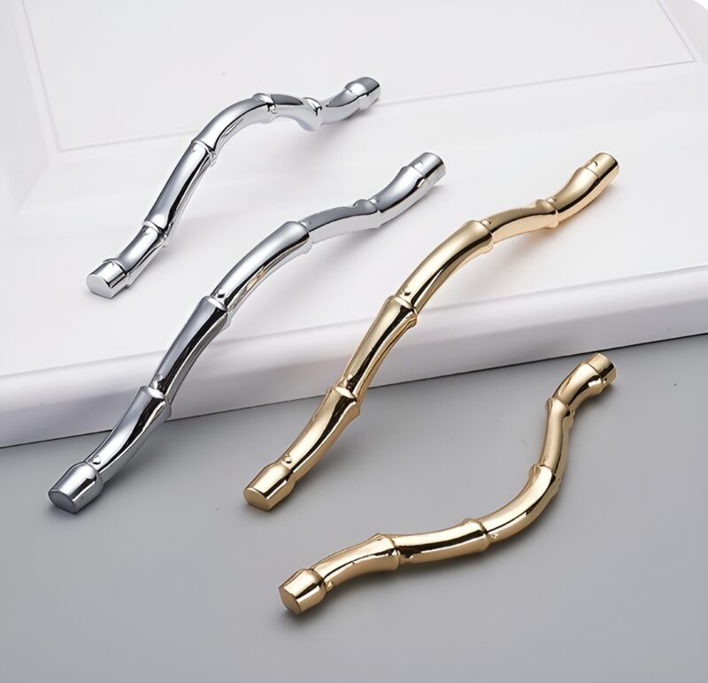 Tay nắm tủ áo hợp kim kẽm họa tiết thân trúc K4058 5