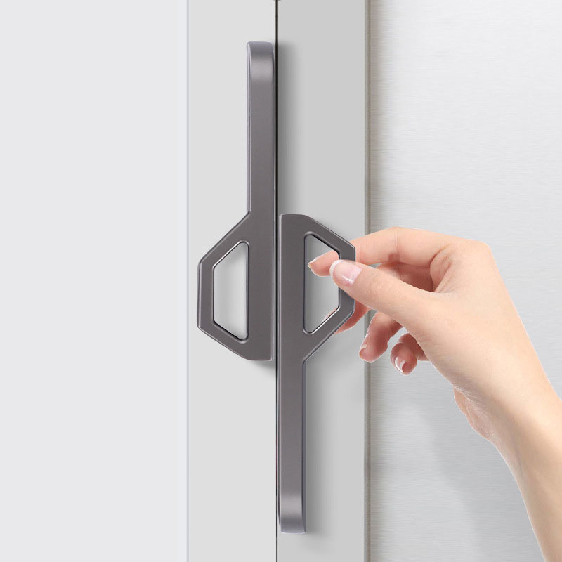 Tay nắm tủ hợp kim kẽm đa giác hiện đại FIA9039 10