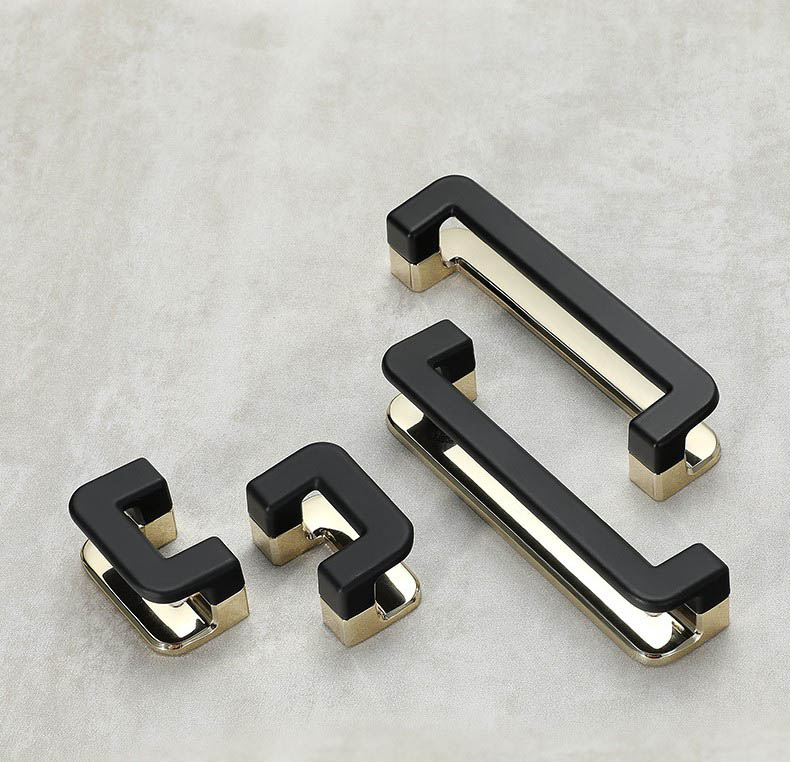 Tay nắm tủ hợp kim kẽm hiện đại sáng tạo YJ5227 11