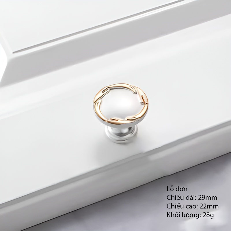 Tay nắm tủ hợp kim kẽm họa tiết nghệ thuật DW844 11