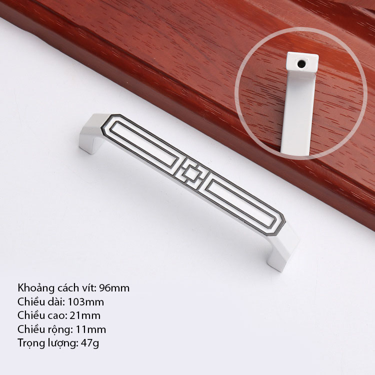 Tay nắm tủ hợp kim kẽm nghệ thuật Phương Đông WC673 9