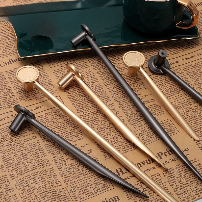 Tay nắm tủ áo hợp kim kẽm hình trâm cài YJ5204 5