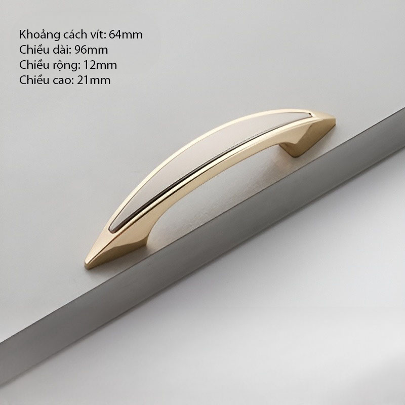 Tay nắm tủ hợp kim kẽm tối giản hiện đại TG1508 19