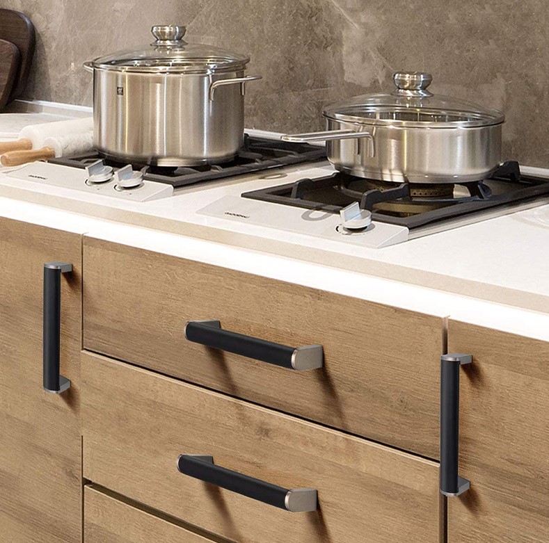 Tay nắm tủ inox nhiều màu thân Oval CM128 11