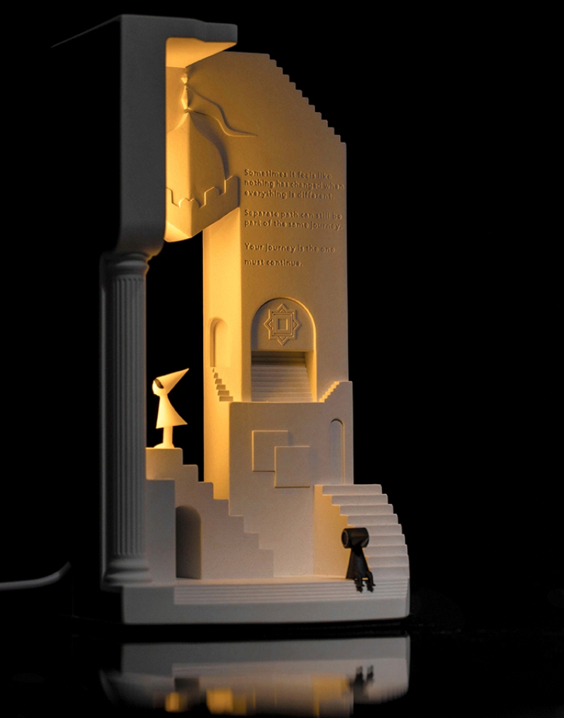 Đèn bàn decor Monument Valley lâu đài nhỏ YD2 10