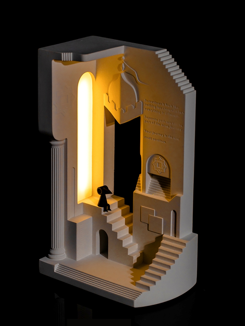 Đèn bàn decor Monument Valley lâu đài nhỏ YD2 7