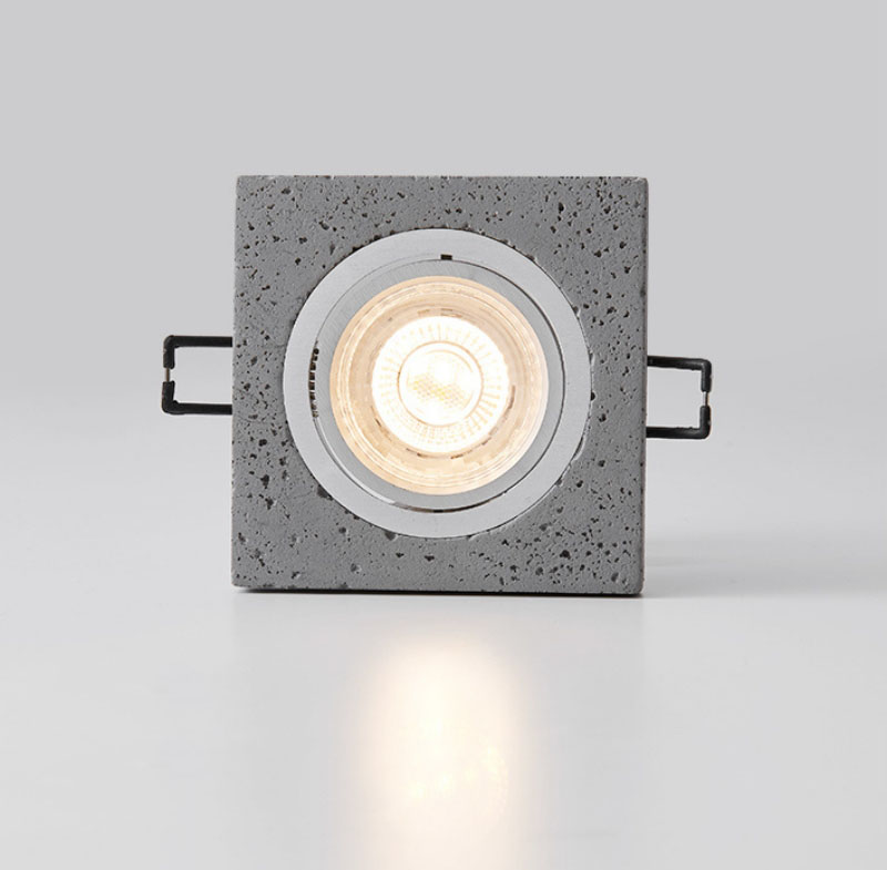 Đèn LED rọi âm trần xi măng xoay góc 30 độ MBD032 6