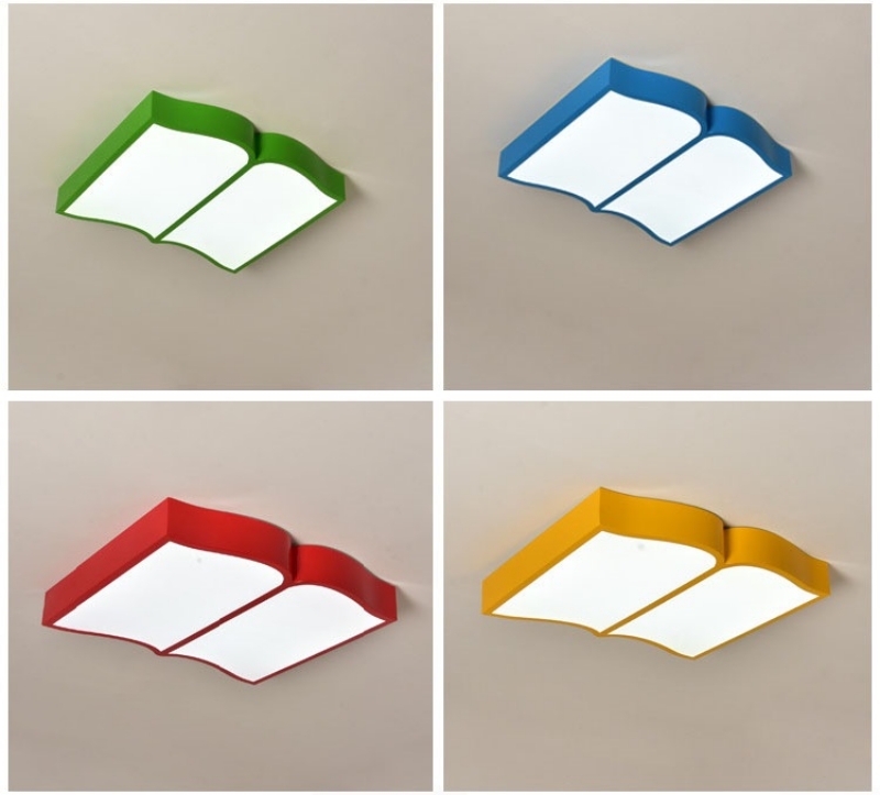 Đèn LED thả trần thư viện nhà trẻ hình quyển sách CC6548