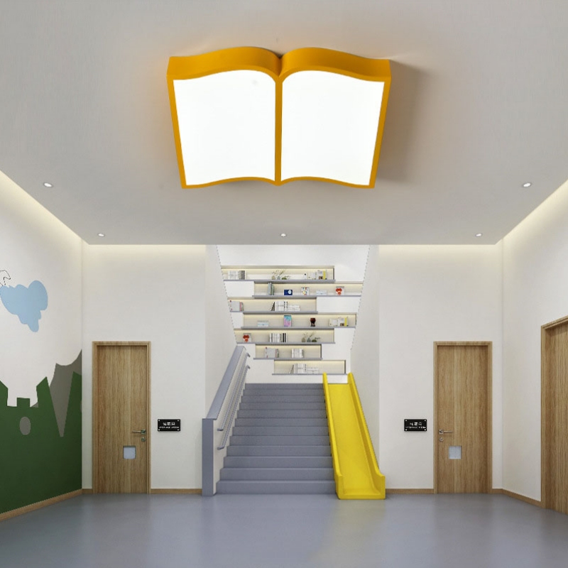 Đèn LED thả trần thư viện nhà trẻ hình quyển sách CC6548