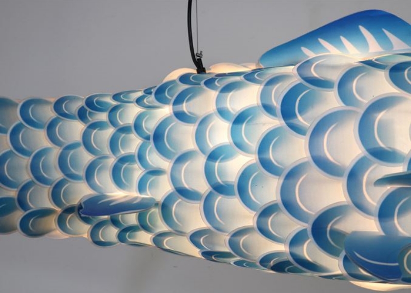 Đèn thả trần decor cá chép nghệ thuật ME3655