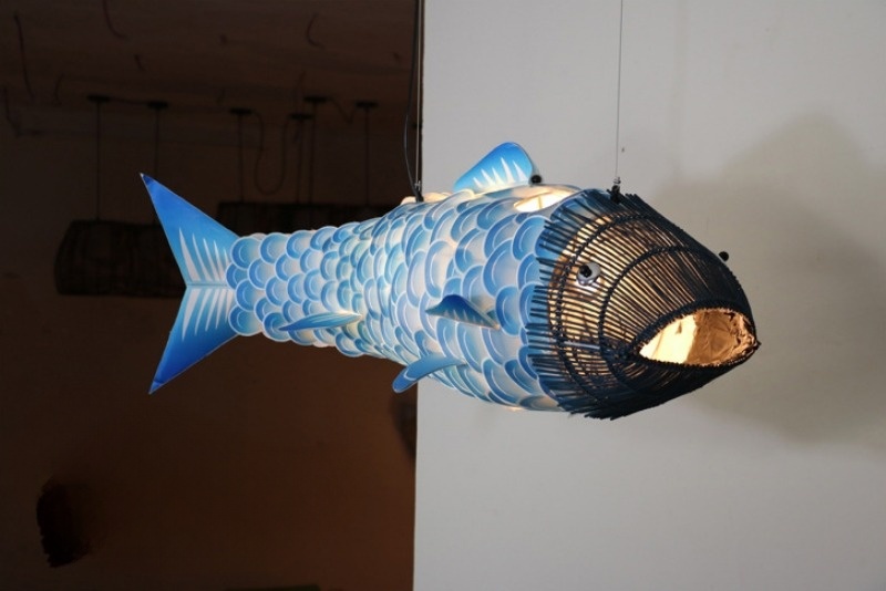 Đèn thả trần decor cá chép nghệ thuật ME3655