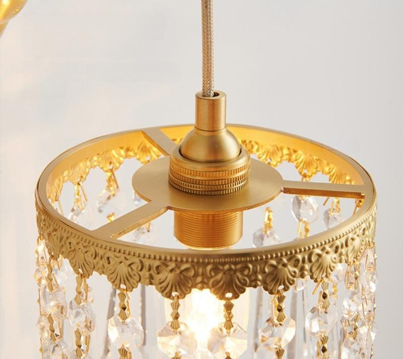 Đèn tường thiên sứ thả pha lê nghệ thuật FLM121 10
