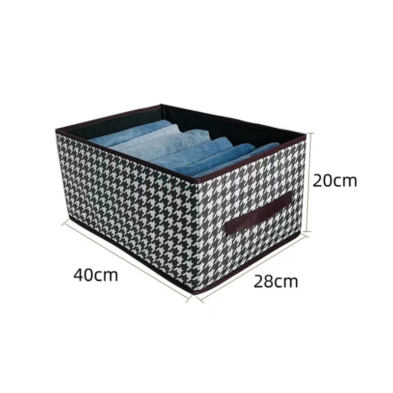 Hộp vải lưu trữ quần áo có thể gấp gọn ZYA543 6