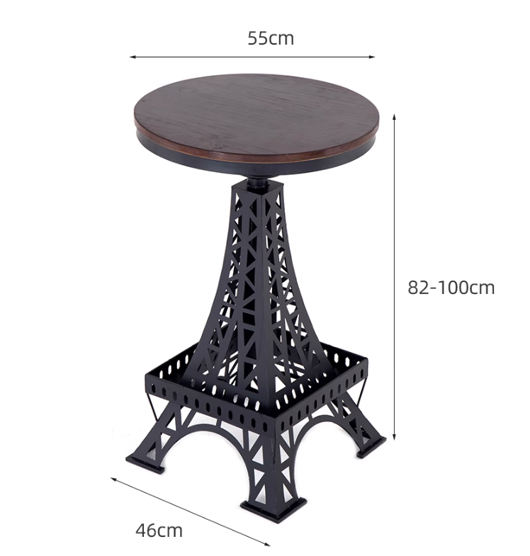 Bàn ghế cafe tháp Eiffel Paris độc đáo EG5792 13
