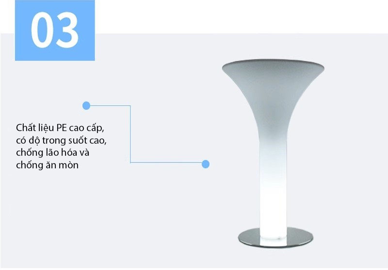 Bàn ghế led trang trí sự kiện ngoài trời YJ2268 17