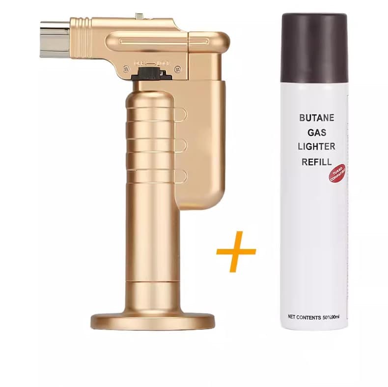 Bật lửa châm xì gà chân đứng bằng kim loại LC6401 12