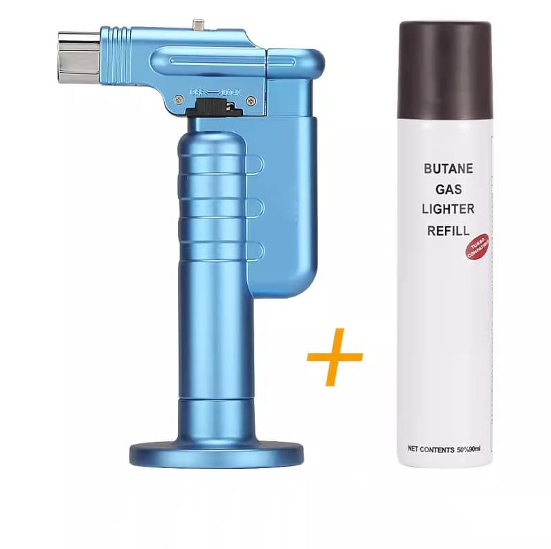 Bật lửa châm xì gà chân đứng bằng kim loại LC6401 10