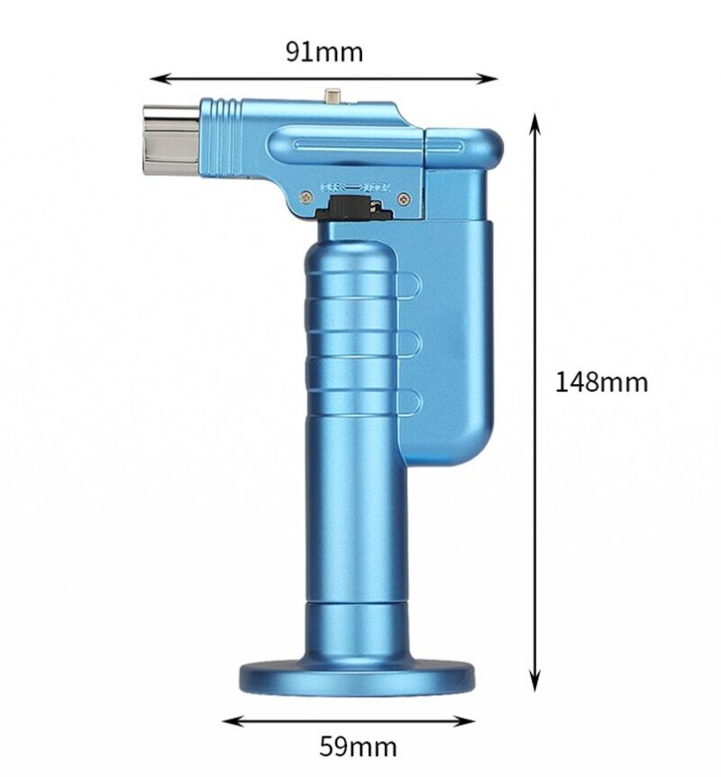 Bật lửa châm xì gà chân đứng bằng kim loại LC6401 5