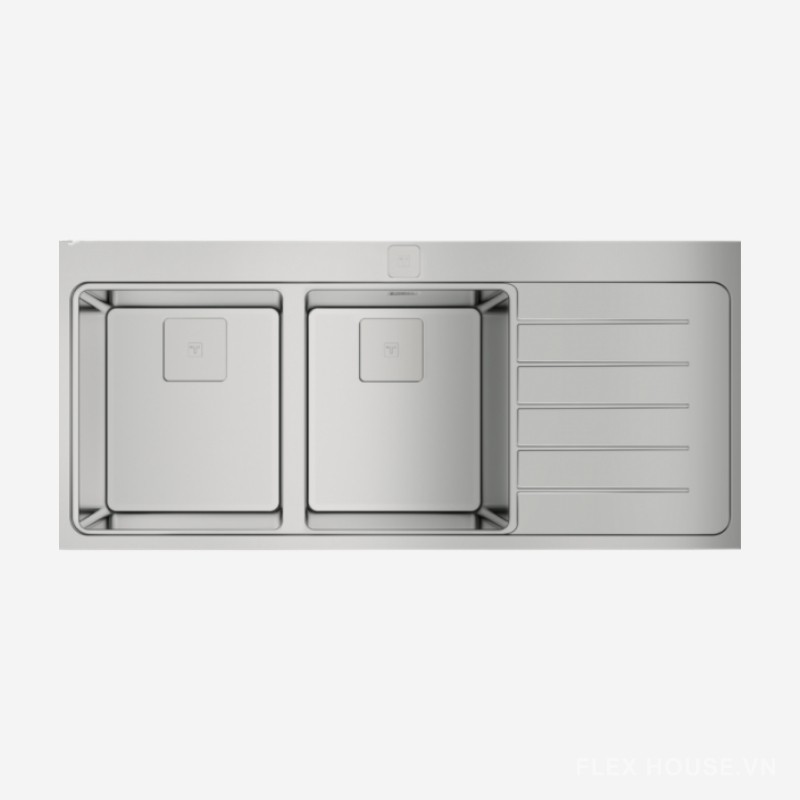 Chậu rửa chén lắp nổi ZENIT RS15 2B 1D