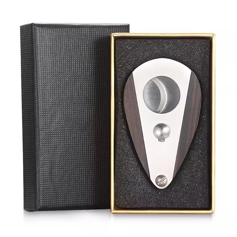 Dao cắt cigar cánh bướm hai lưỡi inox cao cấp EC17G 9