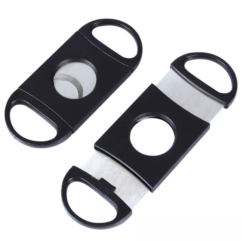 Dao cắt xì gà hai lưỡi inox màu đen giá rẻ EC23 4