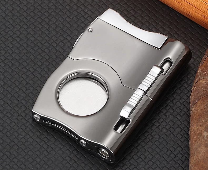 Dao cắt xì gà inox kèm khoan đục lỗ hai đầu EC33G 8