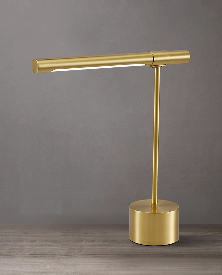 Đèn bàn bằng đồng thanh dài vuông góc MS7002 9