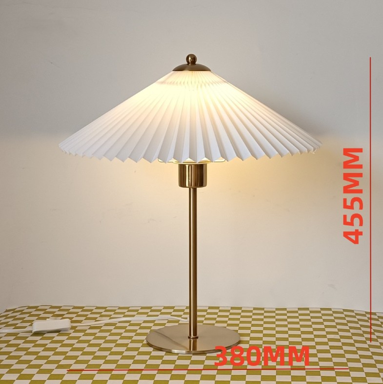Đèn bàn vải hoa trang trí phòng kiểu retro T6729 8