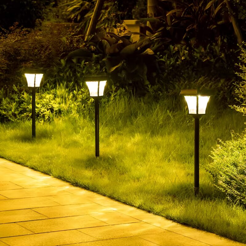 Đèn cắm cỏ chiếu sáng vườn năng lượng mặt trời YD5759 3
