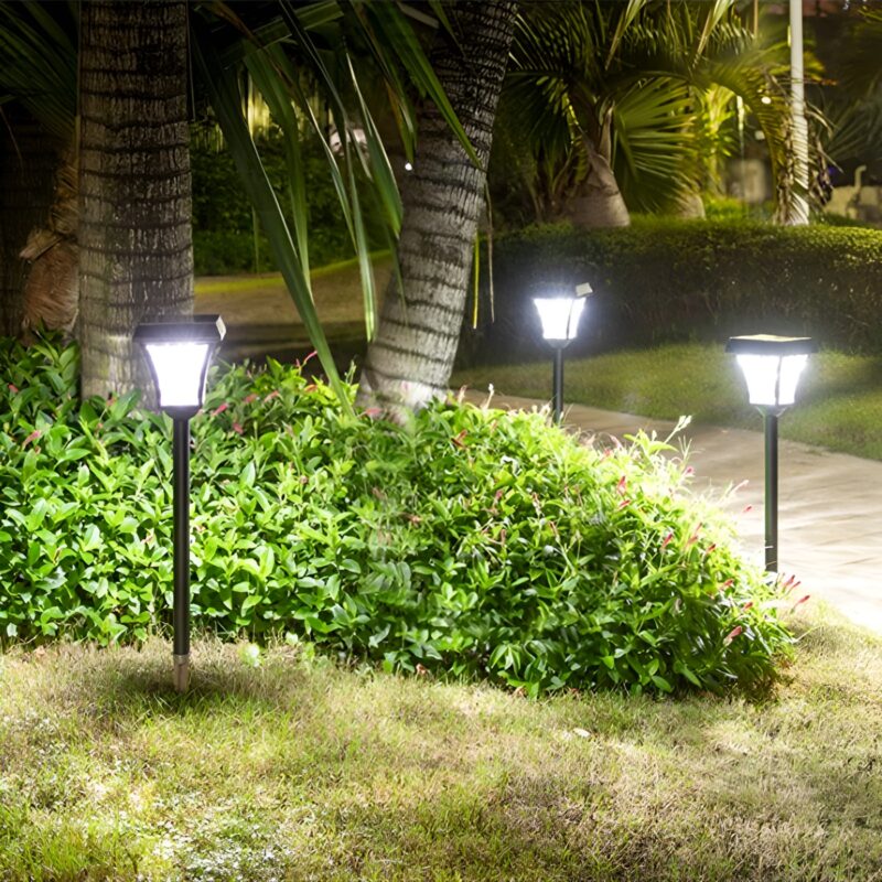 Đèn cắm cỏ chiếu sáng vườn năng lượng mặt trời YD5759 2