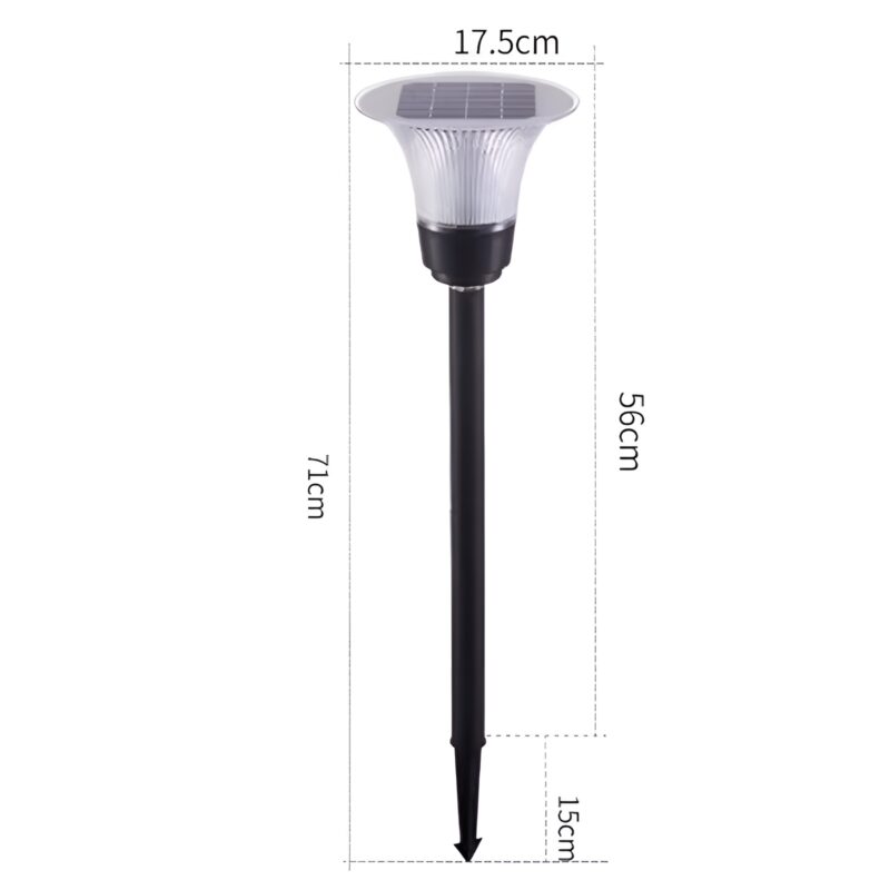 Đèn cắm cỏ năng lượng mặt trời hình hoa ly YD6610A 7